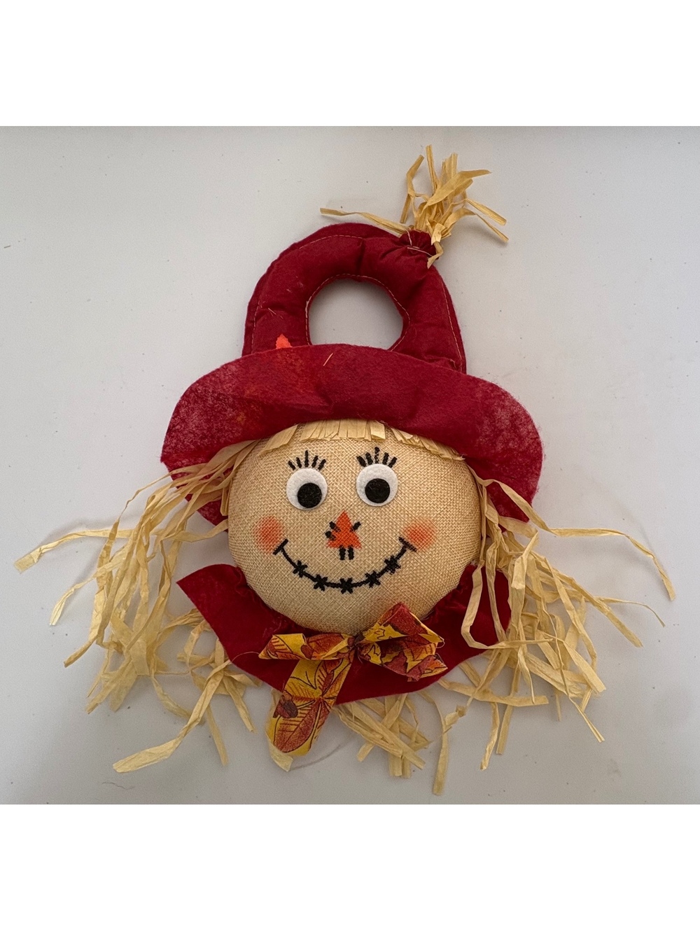 Scarecrow door knob decoration